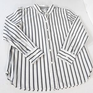 J Crew Classic Fit Shirt in Bold Stripe